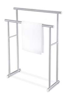 Excelente Organizador para Balcón, Toallero Metálico Grande, Elegante Soporte de Acero Inoxidable Antideslizante - Product Image 4