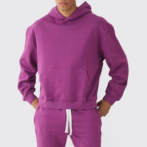 Survêtements pour hommes de haute qualité, vente en gros, nouvelle mode, 100% coton, molleton épais, coupe ample, personnalisés, style streetwear - Product Image 6