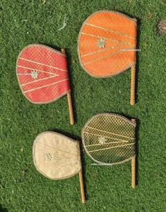 Abanico decorativo festivo multicolor para bodas, Mayun, Heena, Sangeet, sesiones de fotos, decoración de mesa y recuerdos de fiesta - Product Image 2