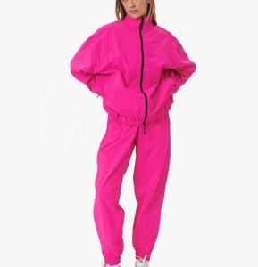 Custom Logo Windproof <b>Men's</b> Nylon Jogging Tracksuit Stand Collar Windbreaker with Reflective Soccer <b>Jacket</b> Water Resistant - Product Image 4