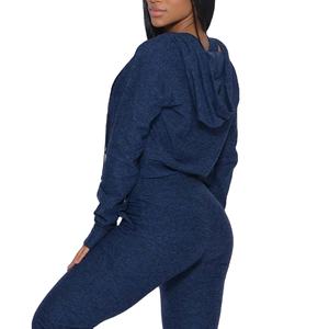 Conjunto de Sudadera con Capucha y Pantalones Cortos de Forro Polar de Algodón con Estampado Personalizado de Invierno, Estilo Urbano, para Hombre - Product Image 4