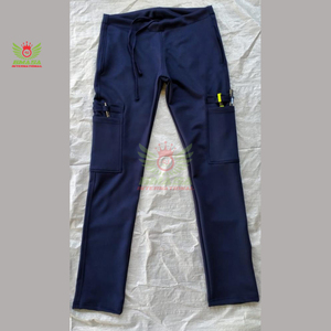 Tenues d'infirmières élégantes pour femmes, ensembles de blouses d'hôpital, col montant, manches courtes, tissu jersey, personnalisable, séchage rapide, respirant - Product Image 6