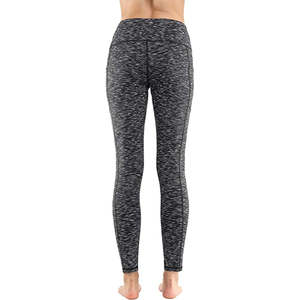 Leggings Deportivos de Cintura Alta para Mujer, Completamente Elásticos, de Spandex/Nylon, con Estiramiento en Cuatro Direcciones |   Pantalones Deportivos con Bolsillos para Yoga - Product Image 3