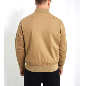 Chaqueta Bomber Ligera de Nailon para Hombre con Puños Acanalados y Cremallera Frontal, Chaqueta Unisex Estilo Casual, Tallas Grandes, Chaquetas de Vuelo - Product Image 6