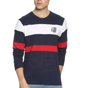 Camisetas ligeras de secado rápido 100% algodón para hombre, estampadas, a la moda, de bajo precio, de manga larga. - Product Image 1