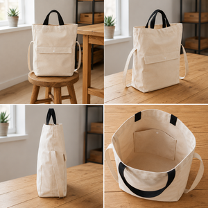 Durable Reusable Medium Tote <b>Bag</b> | Custom Printed Fly Zip Handle Shopping <b>Bag</b> for Supermarket <b>Gift</b> & Daily Use Bulk Sale <b>Bag</b> - Product Image 3