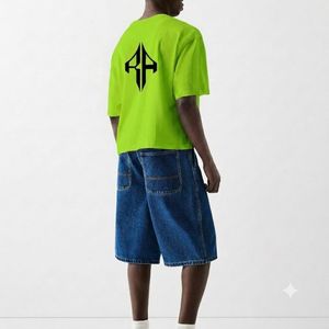 Camiseta de Alta Calidad para Hombre, 100% Algodón, Corte Casual, Logotipo Personalizado Serigrafiado, Corte Amplio, Cuello Redondo, Secado Rápido - Product Image 3