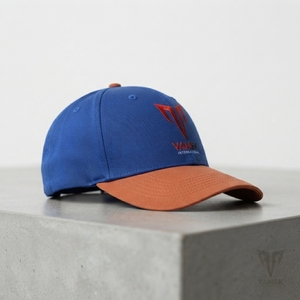 VANEK INTERNATIONAL Adult Unisex <b>Baseball</b> Hat Embroidered Logo Gray Adjustable Fit Casual 100% Cotton Breathable Summer Travel - Product Image 2