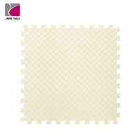 Tapete de Gimnasio de Espuma EVA Ecológico, Inodoro y Duradero, de 60 cm Cuadrados, 10 mm de Grosor, Diseño de Hojas, Absorbente de Impactos e Impermeable, para Área de Juegos Infantiles