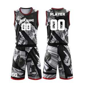 Uniforme de basket-ball réversible le plus vendu, design d'équipe personnalisé, design populaire, uniforme de basket-ball personnalisé, couleur personnalisée, fabriqué au Pakistan - Product Image 4
