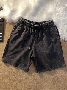 Ensemble décontracté d'été pour homme : T-shirt sans manches en coton et short, col rond, couleur unie, respirant, tricoté, deux pièces - Product Image 2