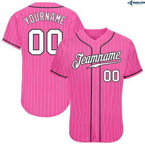 Baseball Jersey Custom Name Number Team Uniform Breathable <b>Polyester</b> <b>Shirt</b> - Product Image 6