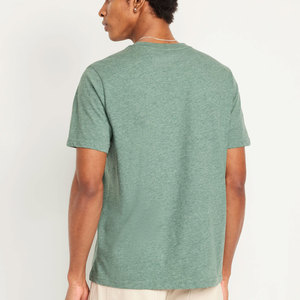 Camiseta Formal de Manga Corta para Hombre, 100% Algodón, Cuello Redondo, Corte Holgado, con Logotipo Bordado Personalizado en la Parte Delantera y Función Antipilling - Product Image 6