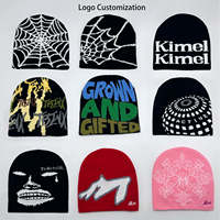 Gorro de Invierno Reversible con Calefacción, Gorros Tejidos Cálidos y Modernos, Gorros Personalizados con Logotipo y Estampado para Hombre y Mujer, Ropa Urbana de Alta Gama