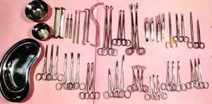 Juego de 50 Instrumentos Quirúrgicos Ortopédicos, Herramientas Quirúrgicas Básicas de Acero Inoxidable de Alta Calidad, Manuales, Certificados CE ISO13485 Clase - Product Image 3