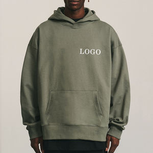 Fabricants de sweats à capuche en molleton épais et surdimensionné pour hommes, coupe classique, en polyester/coton, personnalisables, pour l'hiver, en gros - Product Image 5