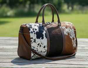 Bolsa de Viaje de Cuero Vacuno con Logotipo Personalizado, Calidad de Exportación, Proveedor LHODB-0063 - Product Image 3