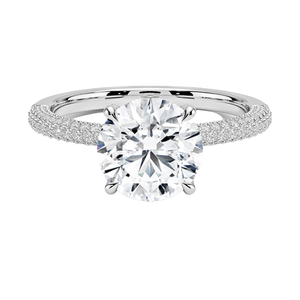 Stylish White Silver <b>Crystal</b> <b>Ring</b> for Women Wedding Engagement Anniversary Romantic Jewelry Gift - Product Image 3