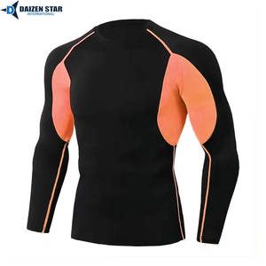 เสื้อแรชการ์ดแขนยาวผู้ชายขายส่ง เสื้อสำหรับเล่นเซิร์ฟและออกกำลังกายจากโรงงาน ป้องกันรังสียูวี 50+ แห้งเร็ว ต้านเชื้อแบคทีเรีย ระบายอากาศได้ดี - Product Image 5