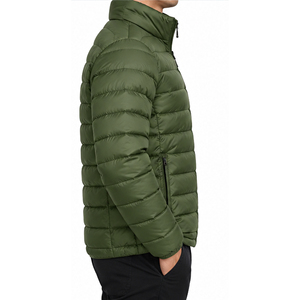 Custom <b>Men</b> Puffer Bubble <b>Jacket</b> <b>Winter</b> <b>Warm</b> Lightweight Padded Coat Wind Resistant Outdoor Streetwear OEM ODM Wholesale Supplier - Product Image 2