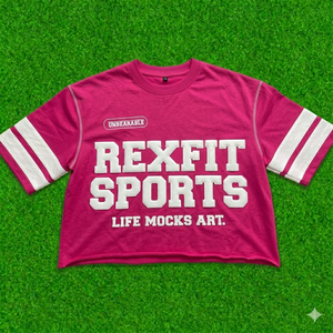 เสื้อยืดคอตตอนโอเวอร์ไซส์ใส่สบายเสื้อยืดพิมพ์ลายแบบพอง - Product Image 3