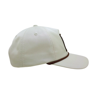 Casquette de baseball OEM à 5 panneaux avec patch tissé et corde, 100% coton premium, visière incurvée, pour homme et femme, vente en gros - Product Image 3