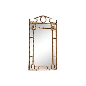Nouveauté - Miroir mural en métal fait main, miroir rond moderne de luxe pour salon, chambre, bureau, couloir, décoration intérieure - Product Image 1