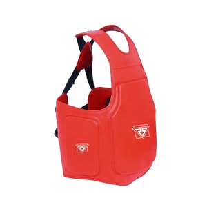 Anillo protector de cuero PU personalizado protector de pecho de la mejor calidad para MMA Muay Thai Kickboxing - Product Image 3