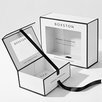 Boîte cadeau de luxe pliable avec ruban personnalisé, imperméable, en éponge, pour vêtements haut de gamme, emballage de vêtements premium