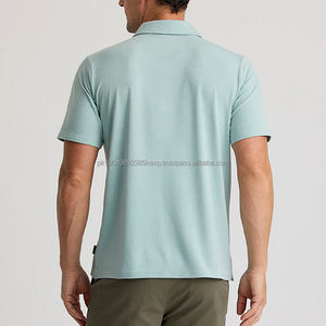 Polo de Bambú para Hombre, Ligero, Elástico en 4 Direcciones, Casual, Manga Corta con Cuello Reforzado, Protección Solar - Product Image 2