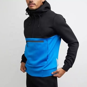 Sudadera deportiva personalizada para hombre, con capucha, informal, con cremallera, para otoño e invierno, venta al por mayor - Product Image 1