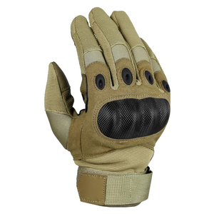 Guantes Tácticos Resistentes de Dedo Completo, Cuero Sintético Duradero, Protección de Nudillos, Compatibles con Pantalla Táctil, Guantes para Exteriores - Product Image 1