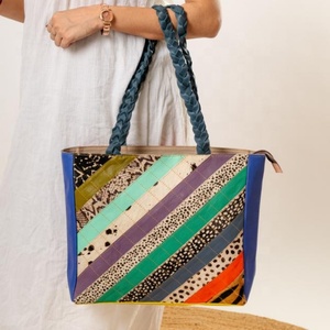 Women's Luxury Handcrafted Fashionable Minimalist Animal Print Design Portable <b>Summer</b> Shopping 100% Genuine Leather Tote <b>Bag</b> - Product Image 1