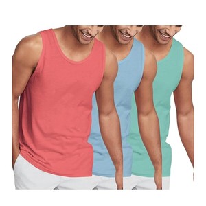 Prix de gros des fabricants de vêtements du Bangladesh Débardeur de sport pour hommes Casual Active Wear T-shirt sans manches en coton mélangé - Product Image 5