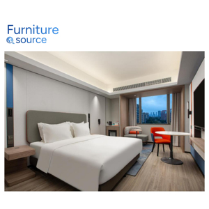 Juego de Muebles para Dormitorio de Hotel Fabricado en Vietnam para Proyecto Holiday Inn, Muebles Comerciales de Grado Contratista, Equipamiento de Hostelería FF&E - Product Image 4