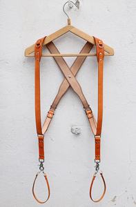 Arnés de cámara de cuero profesional personalizado, cinturón de doble cámara de hombro, cámara ajustable hecha a mano, correa de muñeca, cinturón de cuero - Product Image 2