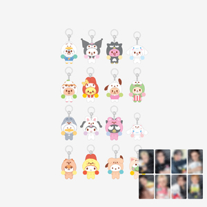 Llavero con Figura Flocada de STRAY KIDS SECRET (Versión CHEER UP) )-SKZOO X SANRIO CHARACTERS Llavero Musical de Papel y Plástico para Niños - Product Image 1