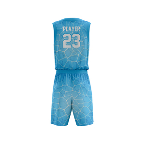 Uniforme de basket-ball respirant sur mesure avec logo personnalisé, taille plus - Product Image 2