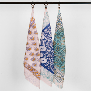 Bandana à motif Paisley, en coton fait main, unisexe, carré, pour animaux de compagnie, accessoires de plage d'été, pour motards, artisanat authentique - Product Image 5