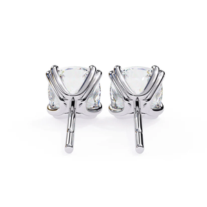 Pendientes de Diamantes Moissanite con Corte Cojín de 6x6 mm, 2.2 CTW, Plata de Ley 925, Joyería de Lujo para Mujer, Regalo - Product Image 3