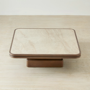 Handcrafted Reclaimed Coffee <b>Table</b> with Natural Grain Variations and <b>Matte</b> Finish Customizable Design Custom Shape Living Room - Product Image 2