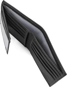 Cartera Corta de Hombre de Alta Calidad, en Cuero Sintético de Microfibra, Duradera, Moderna, con Diseño Personalizado, Múltiples Ranuras para Tarjetas, Práctica, Nueva Llegada, OEM - Product Image 4