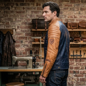 Chaqueta de Cuero para Hombre, Diseño Moderno, Nueva Colección, Chaqueta de Cuero PU, Chaqueta de Cuero Vacuno de Primera Calidad - Product Image 3