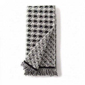 Bufanda de invierno hecha a medida, suave, cálida, transpirable, bufandas de moda para hombre, uso casual al aire libre, venta al por mayor - Product Image 2