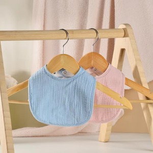 Bavoir pour bébé 100% coton, doux, absorbant, réglable, bavoir d'alimentation pour nouveau-né - Product Image 3