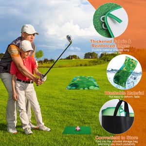 Set da 20 Palline da Golf Adesive e Tappetino da Allenamento per Pratica Indoor/Outdoor, Tappetino per Chipping e Allenamento di Golf - Product Image 4