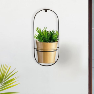 Maceta Colgante Metálica Verde Salvia Moderna, Estilo Minimalista de Mediados de Siglo, Redonda, para Interiores y Exteriores, para Suculentas y Plantas Colgantes - Product Image 5