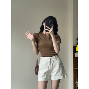 Culottes courtes pour femmes, best-seller, taille haute, respirantes, brodées, style coréen, qualité supérieure, service ODM d'usine vietnamienne - Product Image 1