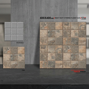 400x400mm Meilleure Qualité Pierre Parking Non Poli 40x40cm Porcelaine Mat Surface 16x16 Carreaux de Sol en Céramique à Prix Pas Cher - Product Image 6