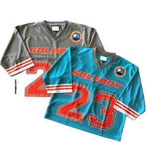 Maillot de supporter de football avec votre design, tout personnalisable selon vos besoins, t-shirts amples à séchage rapide, streetwear en mesh - Product Image 4